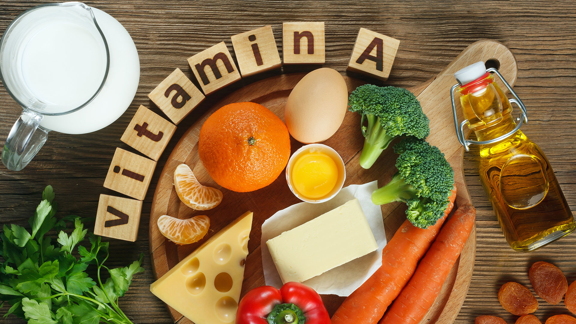Lista de alimentos ricos em vitamina A